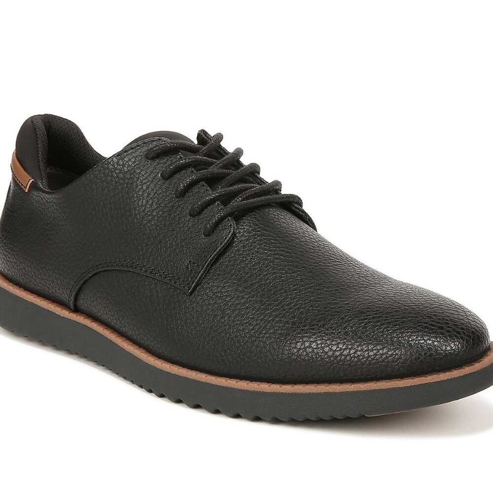 Dr. Scholl’s Men’s Sync Black Oxford Dress Shoe – Size 10 Extra Wide – Anti‑Odor